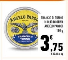 Conad Angelo parodi trancio di tonno in olio di oliva offerta