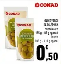 Conad Conad olive verdi in salamoia offerta