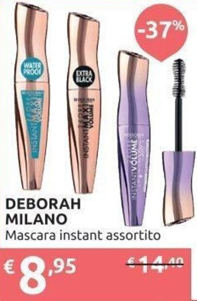 PiùMe DEBORAH MILANO Mascara instant assortito offerta