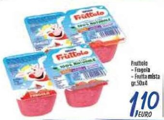 Orizzonte Supermercati Fruttolo - Fragola - Frutta mista gr. 50x4 offerta