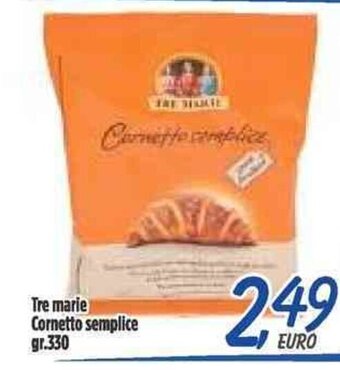 Tre marie Cornetto semplice gr.330