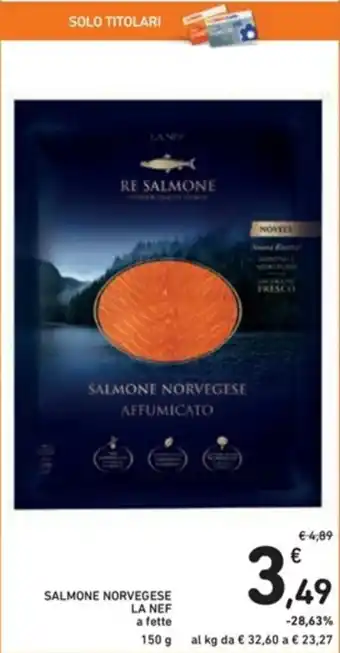 Spazio Conad La Nef Salmone Norvegese 150g offerta