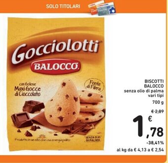 Spazio Conad Balocco Biscotti 700g offerta