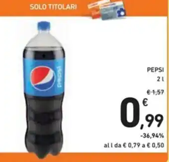 Spazio Conad Pepsi 2l offerta