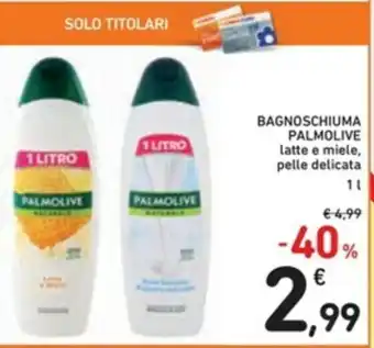 Spazio Conad Palmolive Bagnoschiuma 1l offerta