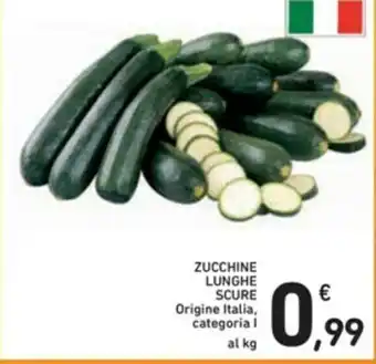 Spazio Conad Zucchine Lunghe Scure offerta