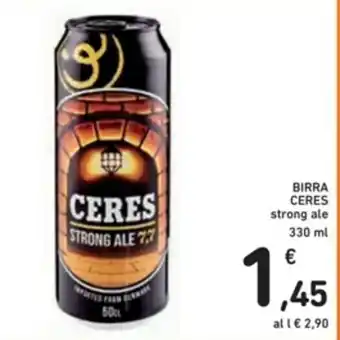 Spazio Conad Ceres Birra 330ml offerta
