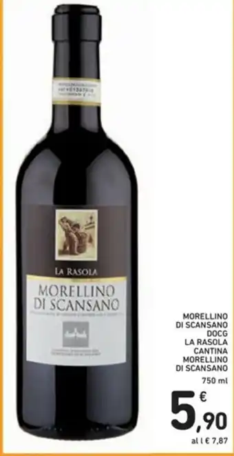 Spazio Conad Morellino di Scansano Docg La Rasola Cantina 750ml offerta