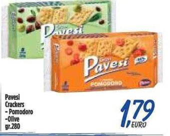 Pavesi Crackers -Pomodoro -Olive gr.280