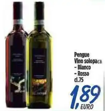 Pengue Vino solopaca - Bianco -Rosso d.75