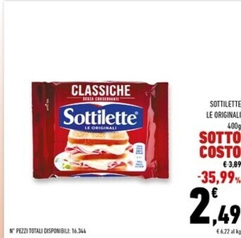 Conad Superstore Sottilette le originali offerta
