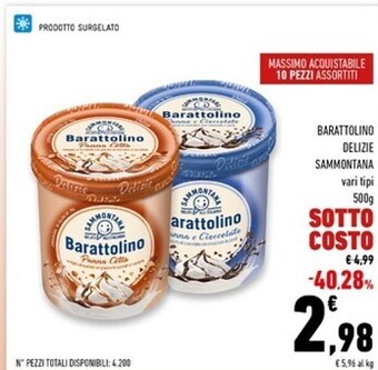 Conad Superstore Sammontana barattolino delizie offerta