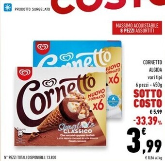 Conad Superstore Algida cornetto offerta
