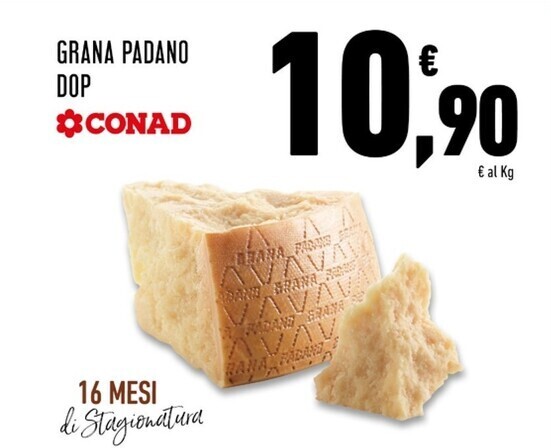Conad Superstore Conad grana padano dop offerta