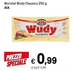 Iper La Grande Aia wurstel wudy classico offerta