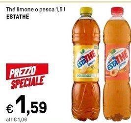Iper La Grande Ferrero thé limone o pesca estathé offerta
