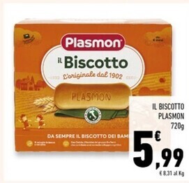 Conad Superstore Plasmon il biscotto offerta