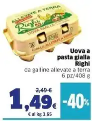 Righi uova a pasta gialla