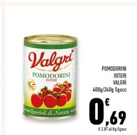 Conad Superstore Valgri pomodorini interi offerta