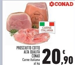 Conad City Conad prosciutto cotto alta qualita offerta