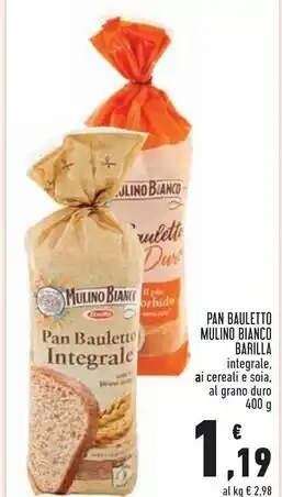Conad City Barilla pan bauletto mulino bianco offerta