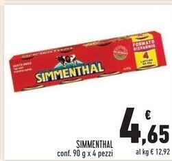 Conad City Simmenthal conf. 90 g x 4 pezzi offerta