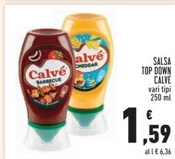 Conad City Calvè salsa top down offerta