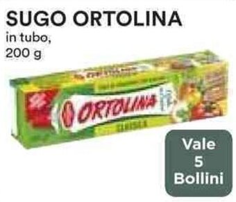 Coop SUGO ORTOLINA 200 G offerta