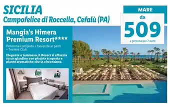Lidl Mangia's Himera Premium Resort**** offerta