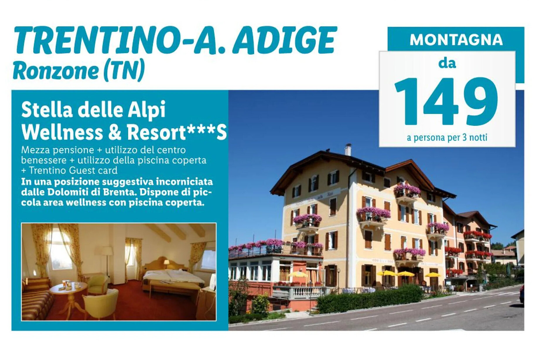 Lidl Stella delle Alpi Wellness & Resort***S offerta