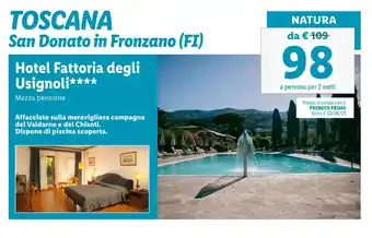 Lidl Hotel Fattoria degli Usignoli**** offerta