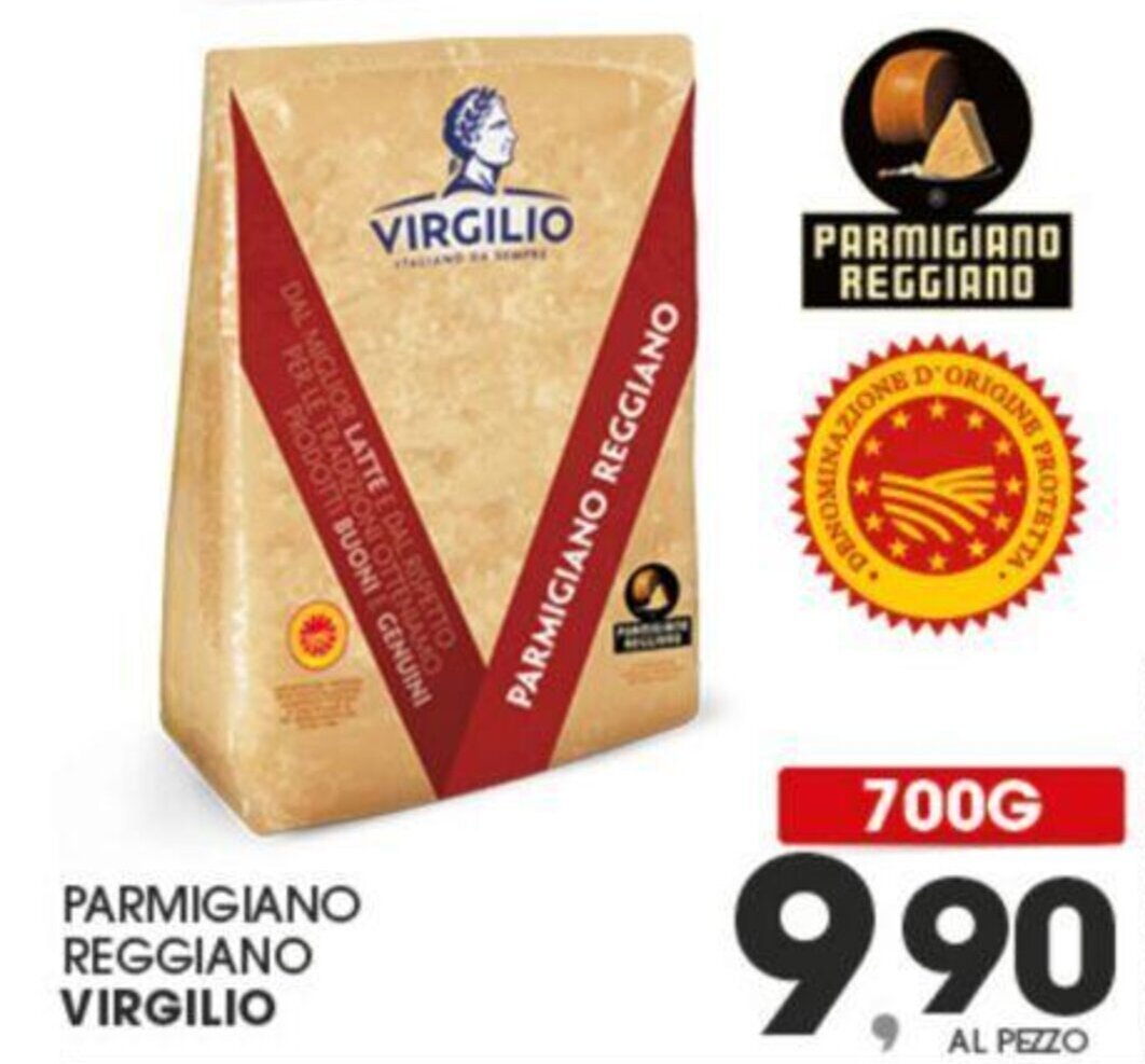 Eurospar PARMIGIANO REGGIANO VIRGILIO 700 g offerta