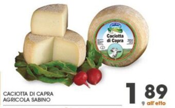 Eurospar CACIOTTA DI CAPRA AGRICOLA SABINO offerta