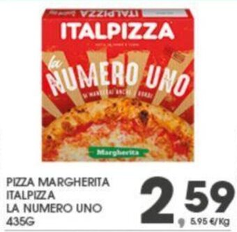 Eurospar PIZZA MARGHERITA ITALPIZZA LA NUMERO UNO 435 g offerta