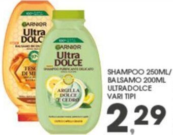 SHAMPOO 250ML/ BALSAMO 200ML ULTRADOLCE