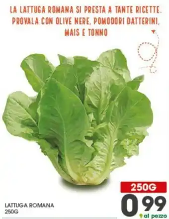 Eurospar LATTUGA ROMANA 250G offerta