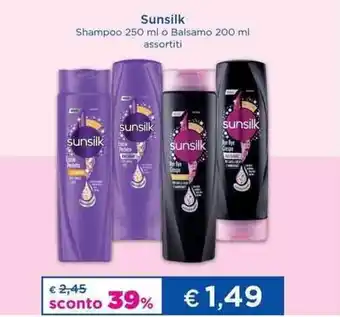 Acqua & Sapone Sunsilk Shampoo 250 ml o Balsamo 200 ml assortiti offerta