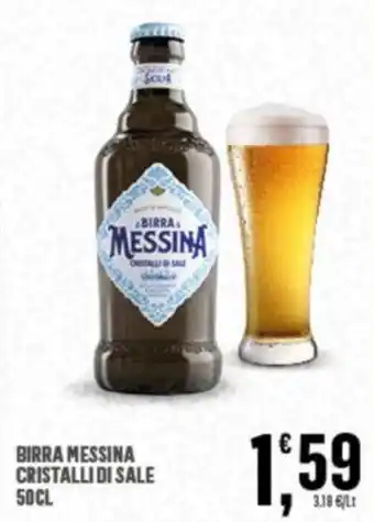 Eurospar BIRRA MESSINA CRISTALLI DI SALE 50 cl offerta