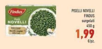 Conad PISELLI NOVELLI FINDUS surgelati 450 g offerta