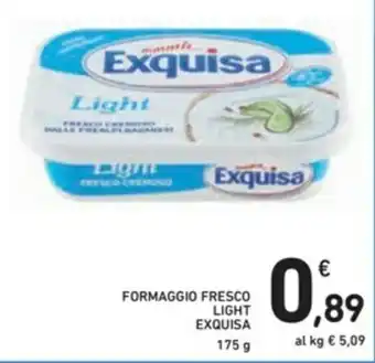 Spazio Conad Exquisa Light Formaggio Fresco 175g offerta