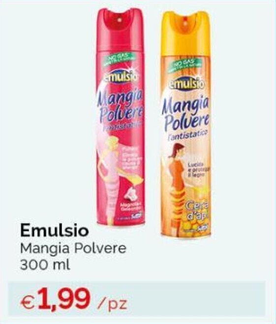 Acqua & Sapone Emulsio Mangia Polvere 300 ml offerta