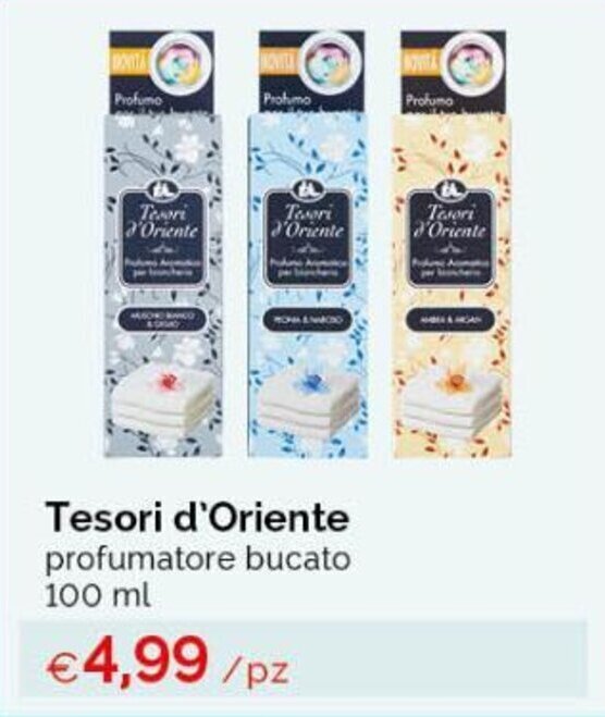 Acqua & Sapone Tesori d'Oriente profumatore bucato 100 ml offerta