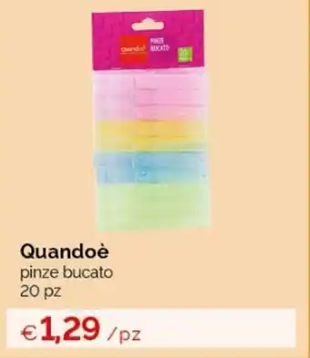 Quandoè pinze bucato 20 pz