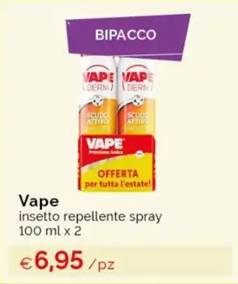 Acqua & Sapone Vape insetto repellente spray 100 ml x 2 offerta