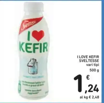 Spazio Conad Sveltesse I Love Kefir 500g offerta