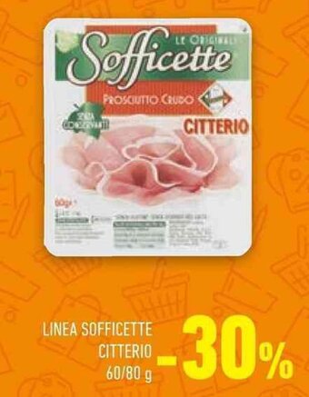 Conad LINEA SOFFICETTE CITTERIO 60/80 g offerta