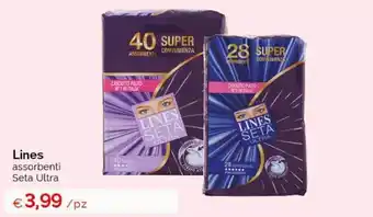 Acqua & Sapone Lines assorbenti Seta Ultra offerta