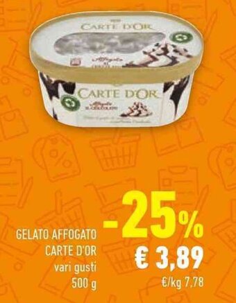 Conad GELATO AFFOGATO CARTE D'OR 500 g offerta