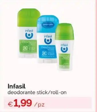 Acqua & Sapone Infasil deodorante stick/roll-on offerta