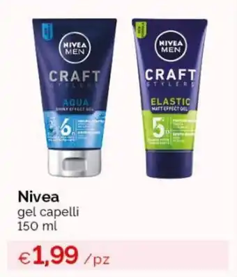 Acqua & Sapone Nivea gel capelli 150 ml offerta